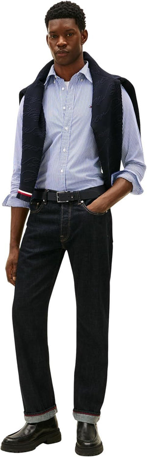Tommy Hilfiger Camicia Manica Lunga Uomo Mod. MW0MW41403 0A4 Celeste