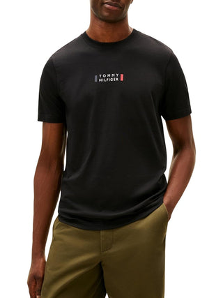 Tommy Hilfiger T-shirt Uomo Mod. MW0MW41453 BDS Nero