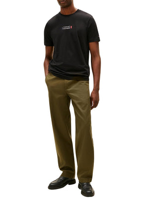 Tommy Hilfiger T-shirt Uomo Mod. MW0MW41453 BDS Nero