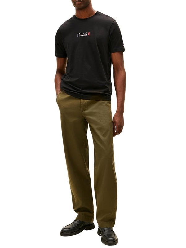 Tommy Hilfiger T-shirt Uomo Mod. MW0MW41453 BDS Nero