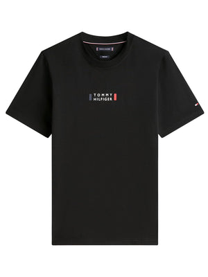 Tommy Hilfiger T-shirt Uomo Mod. MW0MW41453 BDS Nero