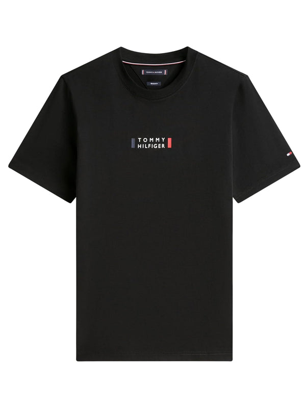 Tommy Hilfiger T-shirt Uomo Mod. MW0MW41453 BDS Nero