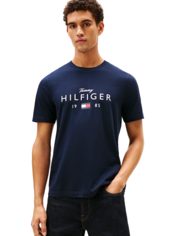 Tommy Hilfiger T-shirt Uomo Mod. MW0MW41455 DW5 Blu