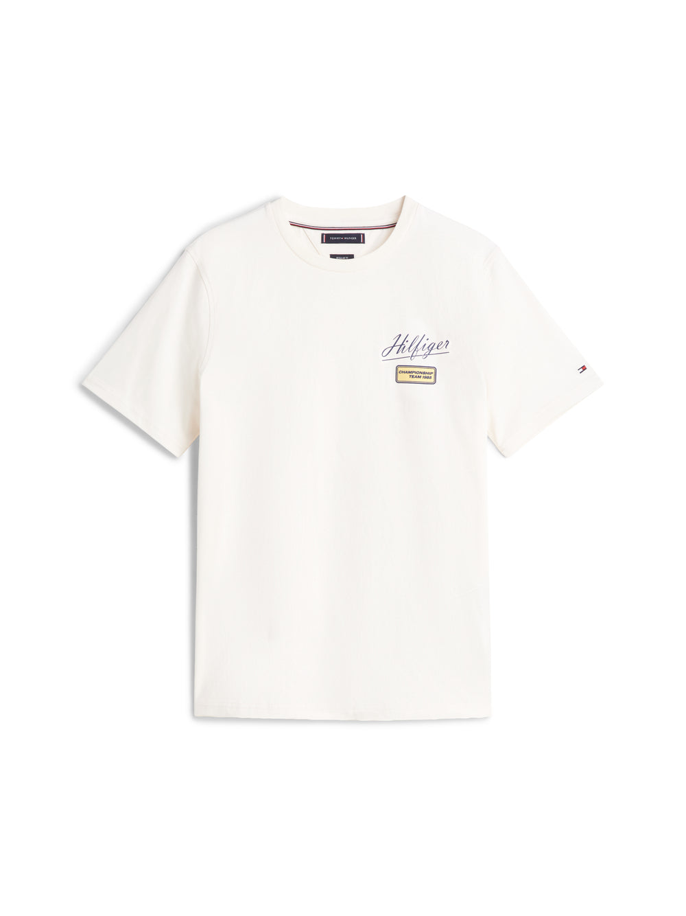 Tommy Hilfiger T-shirt Uomo Mod. MW0MW41471 ZOO Bianco