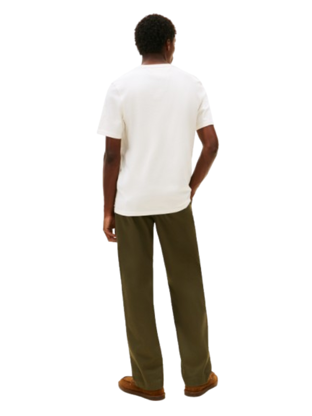 Tommy Hilfiger T-shirt Uomo Mod. MW0MW41471 ZOO Bianco