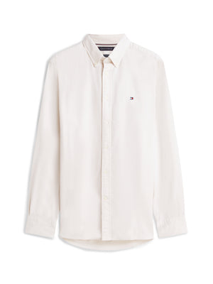 Tommy Hilfiger Camicia m/l Uomo Mod. MW0MW41688 ACG Bianco