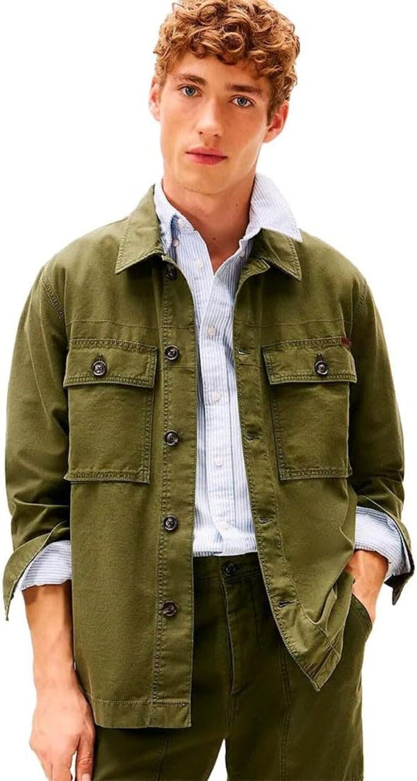 Tommy Hilfiger Giubbotto corto Uomo Mod. MW0MW41873 M1Q Verde