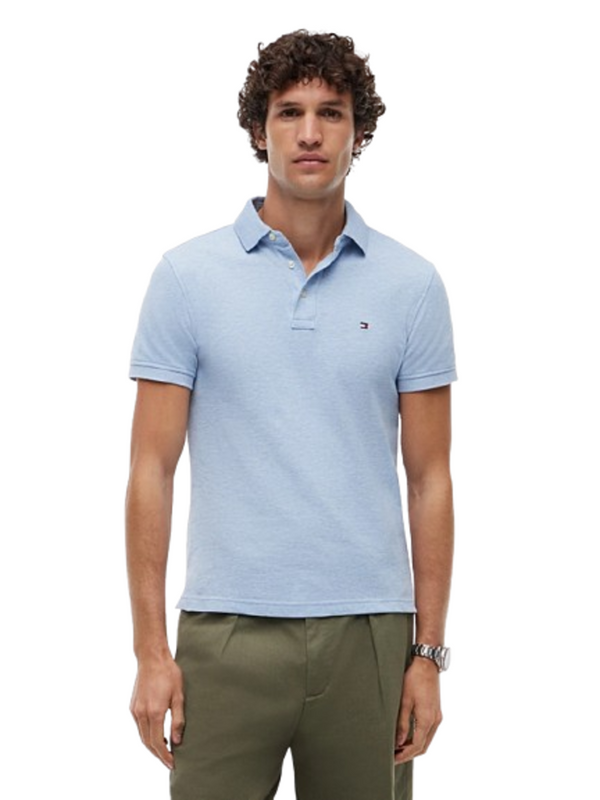 Tommy Hilfiger Polo M/C Uomo Mod. MWOMW17771 DP5 Celeste