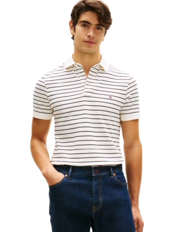 Tommy Hilfiger Polo M/C Uomo Mod. MWOMW17771 RIGA 0FJ Bianco