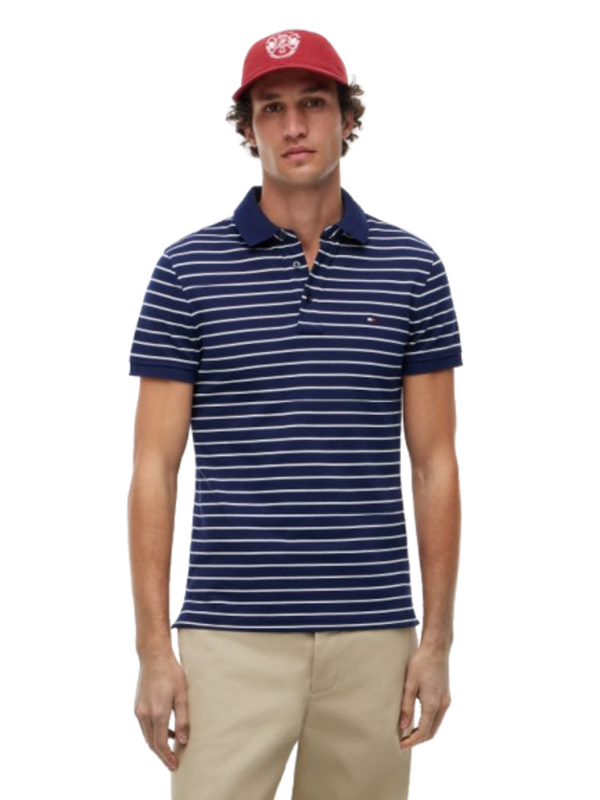 Tommy Hilfiger Polo M/C Uomo Mod. MWOMW17771 RIGA 0X5 Blu