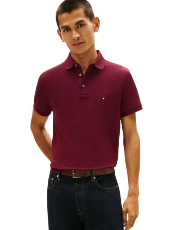 Tommy Hilfiger Polo M/C Uomo Mod. MWOMW17771 VLP Bordeau