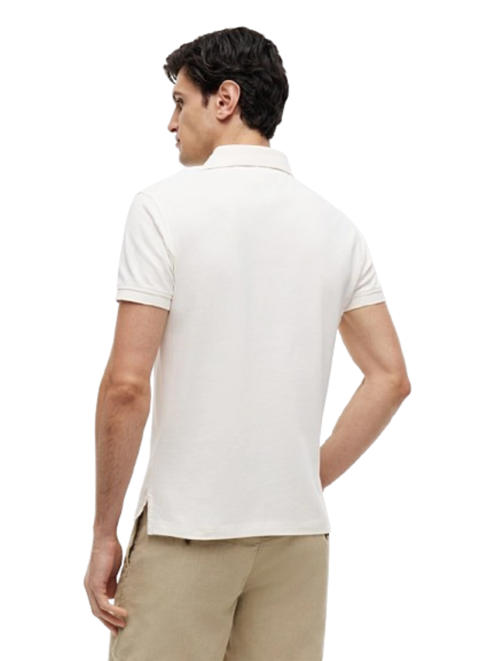 Tommy Hilfiger Polo M/C Uomo Mod. MWOMW17771 ZOO Avorio