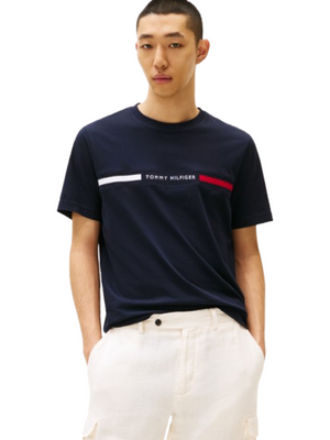 Tommy Hilfiger T-shirt Uomo Mod. MWOMW36498 DW5 Blu