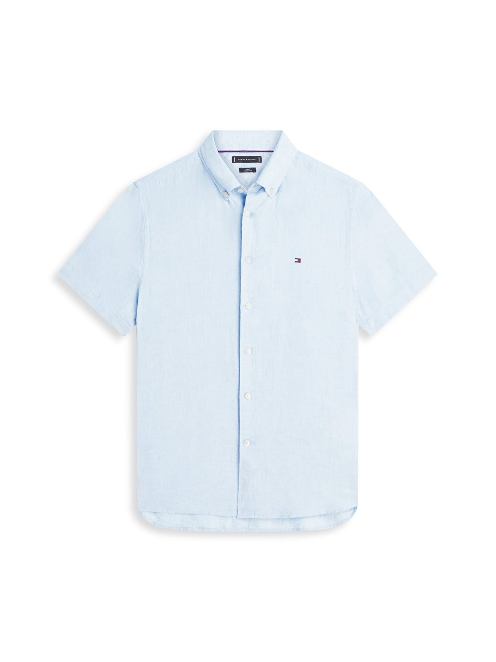 Tommy Hilfiger Camicia m/c Uomo Mod. MWOMW41531 LI C10 Celeste