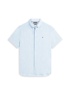 Tommy Hilfiger Camicia m/c Uomo Mod. MWOMW41531 LI C10 Celeste