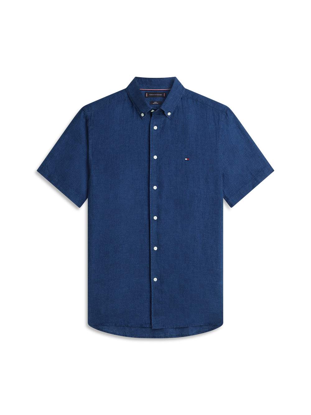 Tommy Hilfiger Camicia m/c Uomo Mod. MWOMW41531 LI DCC Blu