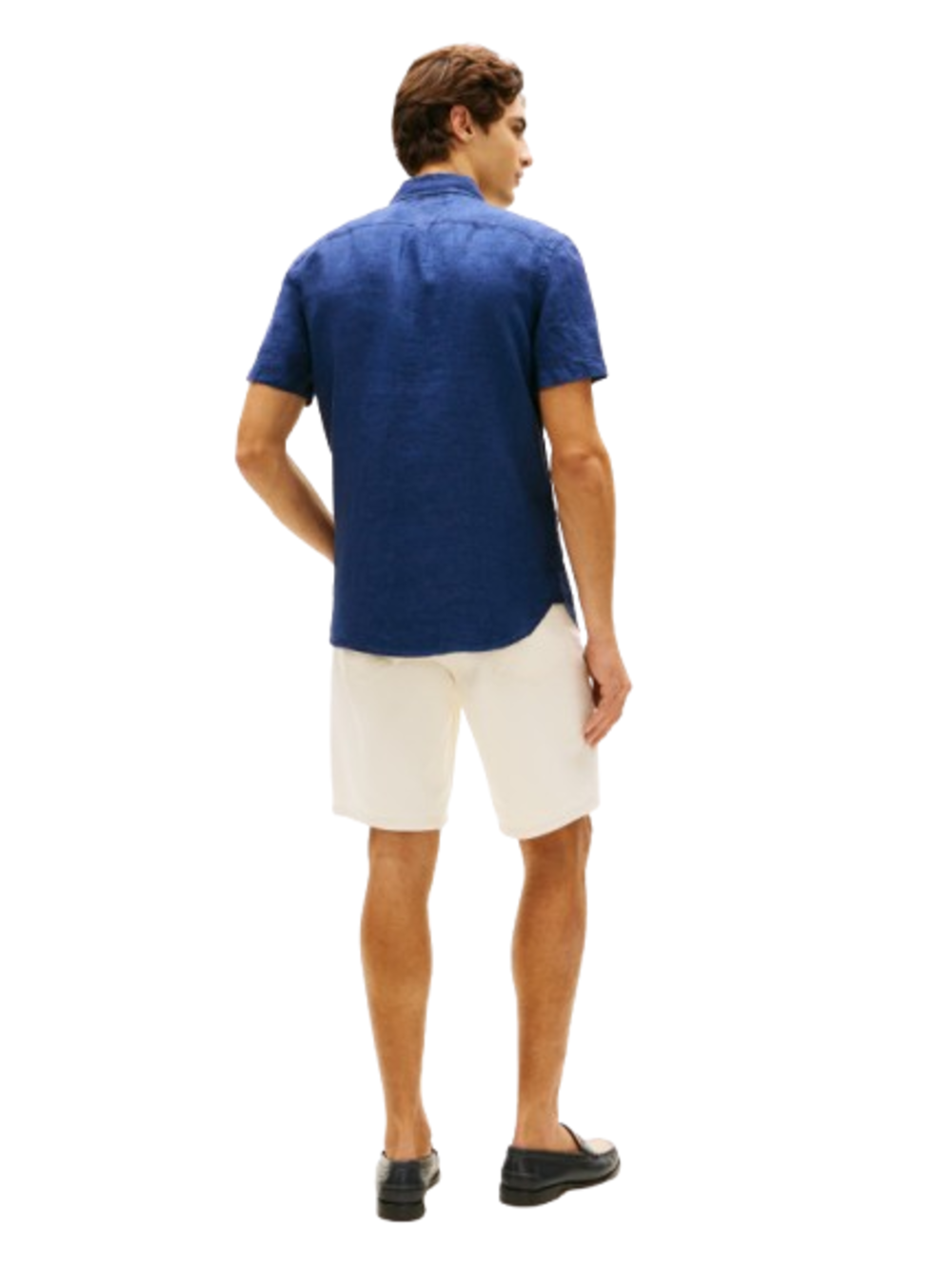 Tommy Hilfiger Camicia m/c Uomo Mod. MWOMW41531 LI DCC Blu