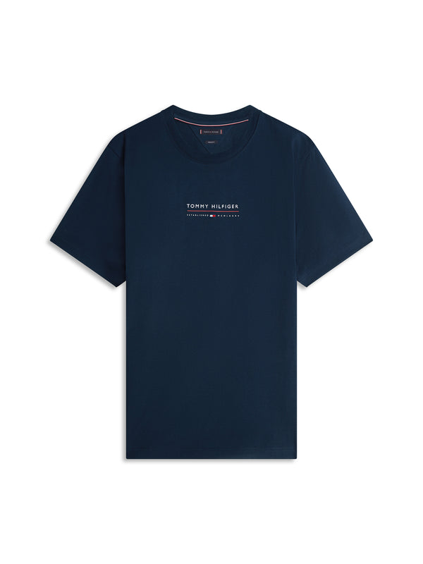 Tommy Hilfiger T-shirt Uomo Mod. MWOMW42363 DW5 Blu
