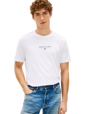 Tommy Hilfiger T-shirt Uomo Mod. MWOMW42363 YBR Bianco