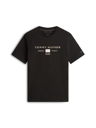 Tommy Hilfiger T-shirt Uomo Mod. MWOMW42365 BDS Nero