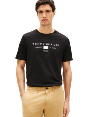 Tommy Hilfiger T-shirt Uomo Mod. MWOMW42365 BDS Nero