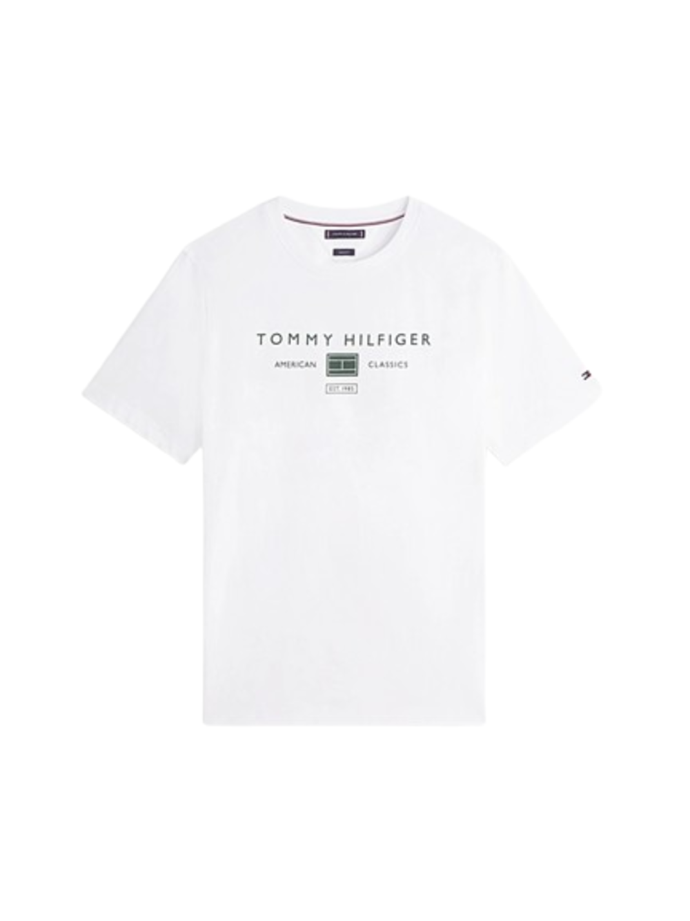 Tommy Hilfiger T-shirt Uomo Mod. MWOMW42365 YBR Bianco