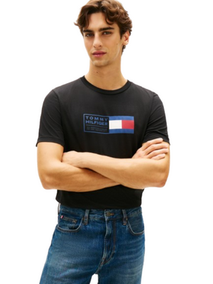 Tommy Hilfiger T-shirt Uomo Mod. MWOMW42366 BDS Nero