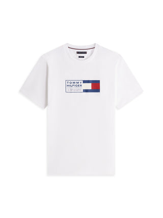 Tommy Hilfiger T-shirt Uomo Mod. MWOMW42366 YBR Bianco