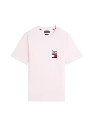 Tommy Hilfiger T-shirt Uomo Mod. MWOMW42367 TPB Rosa