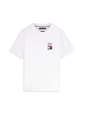 Tommy Hilfiger T-shirt Uomo Mod. MWOMW42367 YBR Bianco