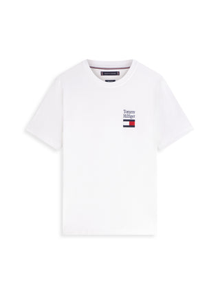 Tommy Hilfiger T-shirt Uomo Mod. MWOMW42367 YBR Bianco