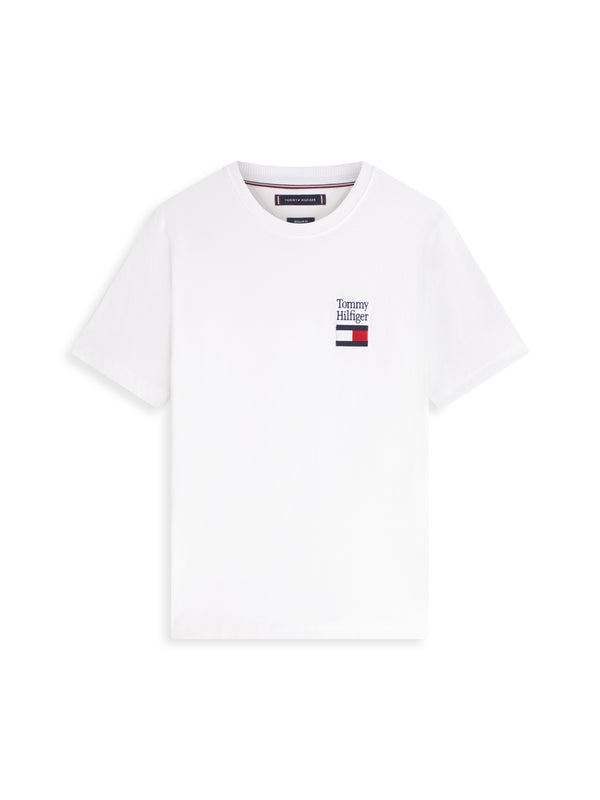 Tommy Hilfiger T-shirt Uomo Mod. MWOMW42367 YBR Bianco