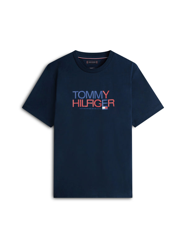 Tommy Hilfiger T-shirt Uomo Mod. MWOMW42369 DW5 Blu