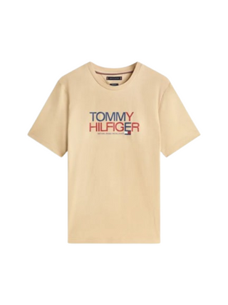 Tommy Hilfiger T-shirt Uomo Mod. MWOMW42369 RBT Beige