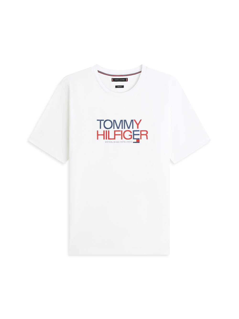 Tommy Hilfiger T-shirt Uomo Mod. MWOMW42369 YBR Bianco