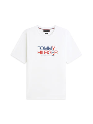 Tommy Hilfiger T-shirt Uomo Mod. MWOMW42369 YBR Bianco
