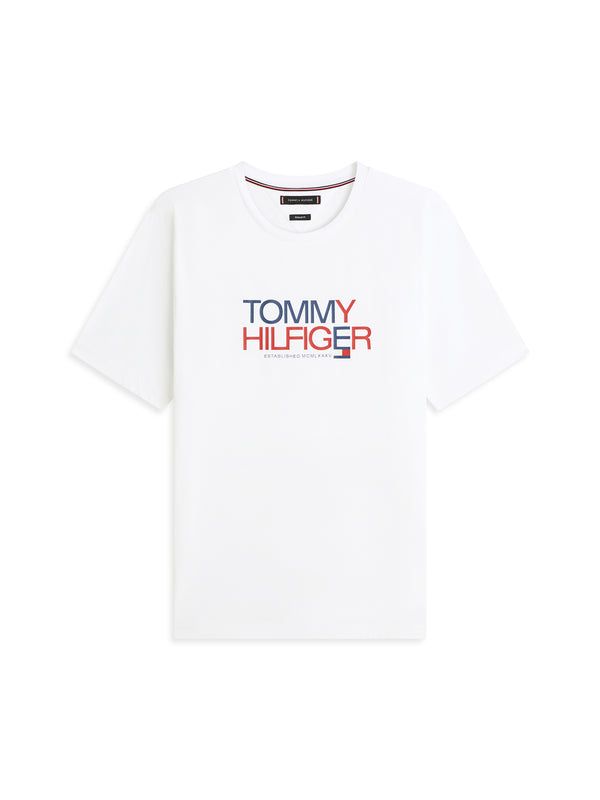 Tommy Hilfiger T-shirt Uomo Mod. MWOMW42369 YBR Bianco