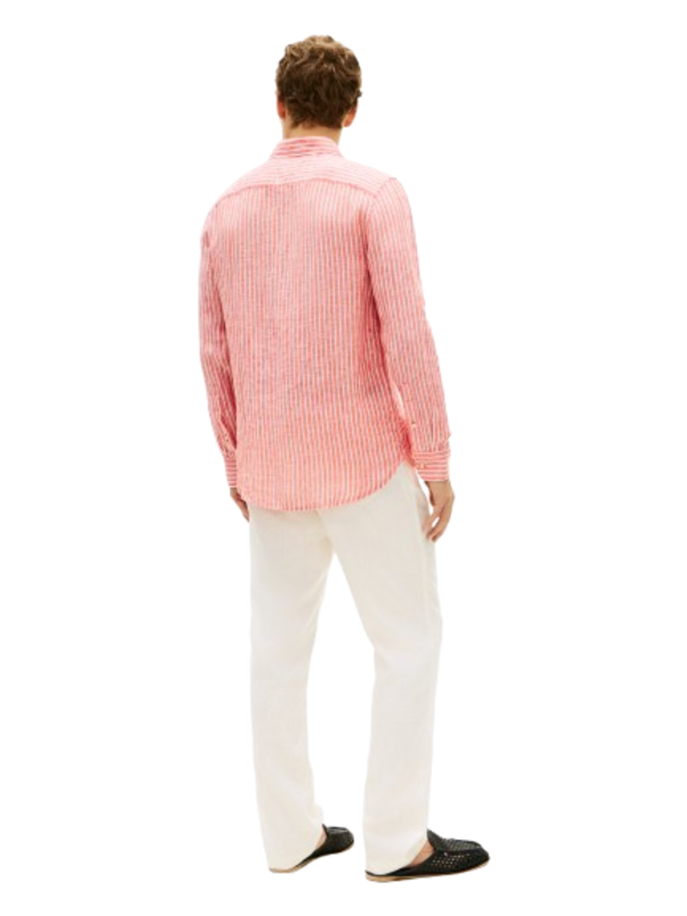 Tommy Hilfiger Camicia m/l Uomo Mod. MWOMW42400 LI-RI 0DM ORANGE