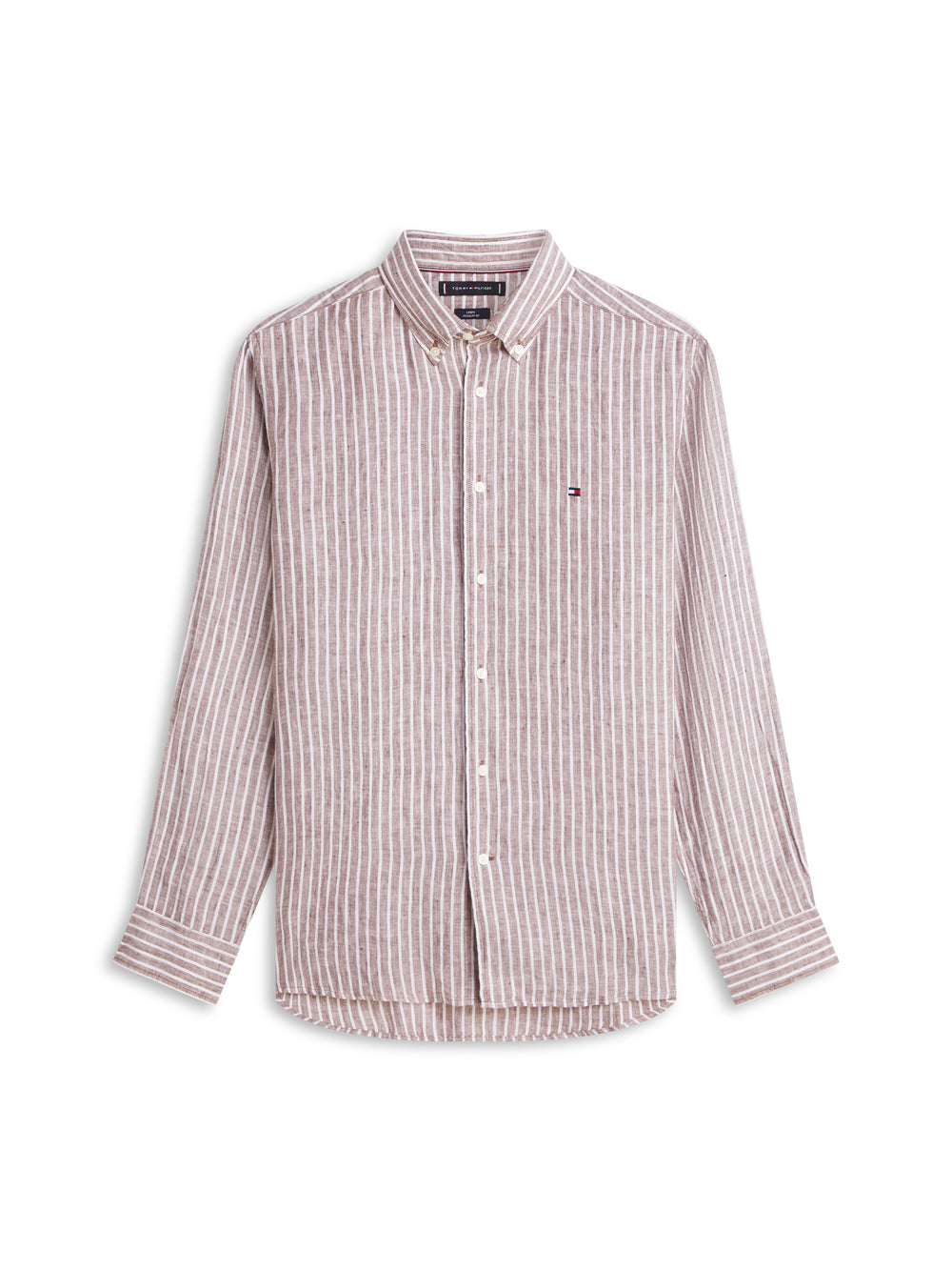 Tommy Hilfiger Camicia m/l Uomo Mod. MWOMW42400 LI-RI OBJ Beige