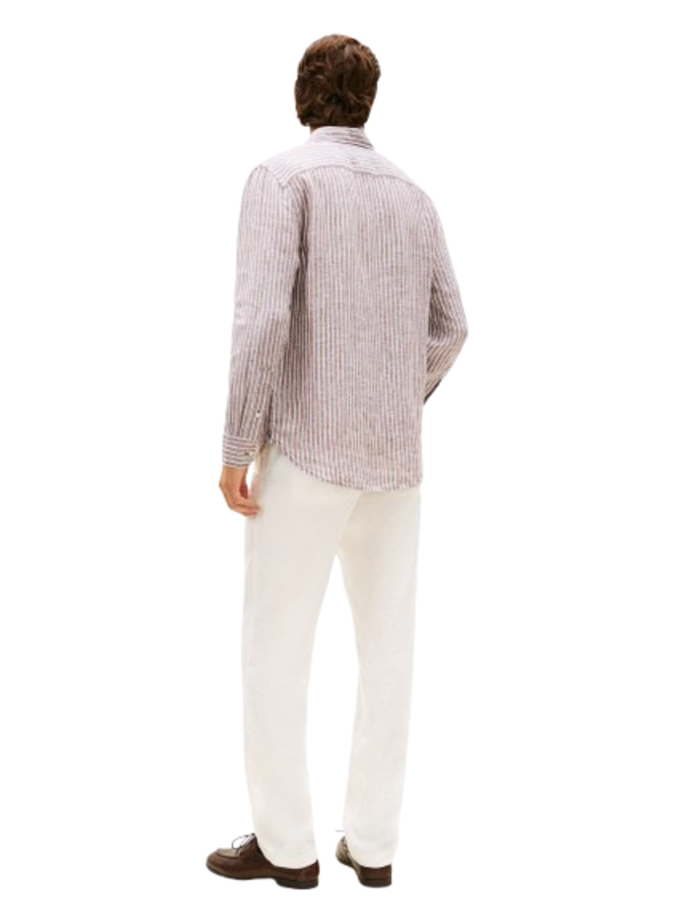 Tommy Hilfiger Camicia m/l Uomo Mod. MWOMW42400 LI-RI OBJ Beige