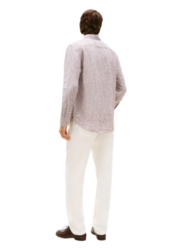 Tommy Hilfiger Camicia m/l Uomo Mod. MWOMW42400 LI-RI OBJ Beige