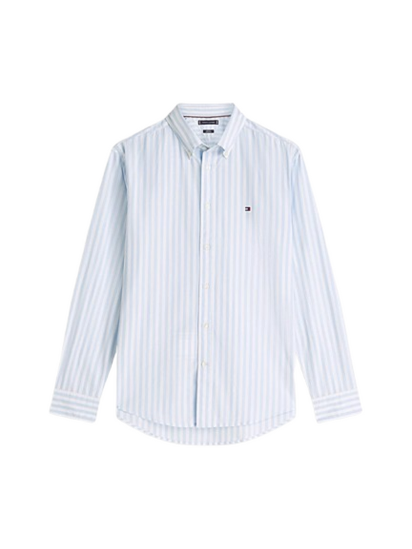 Tommy Hilfiger Camicia m/l Uomo Mod. MWOMW42440 POP-RIG 0A4 Celeste