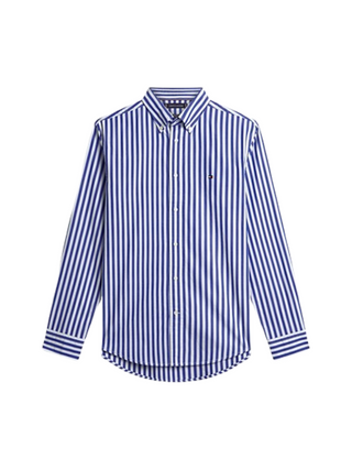 Tommy Hilfiger Camicia m/l Uomo Mod. MWOMW42440 POP-RIG 0A6 Celeste