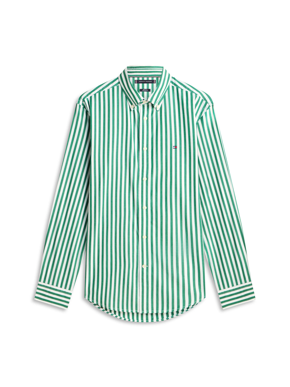 Tommy Hilfiger Camicia m/l Uomo Mod. MWOMW42440 POP-RIG 0CD Verde