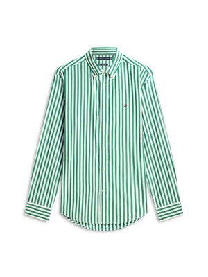 Tommy Hilfiger Camicia m/l Uomo Mod. MWOMW42440 POP-RIG 0CD Verde