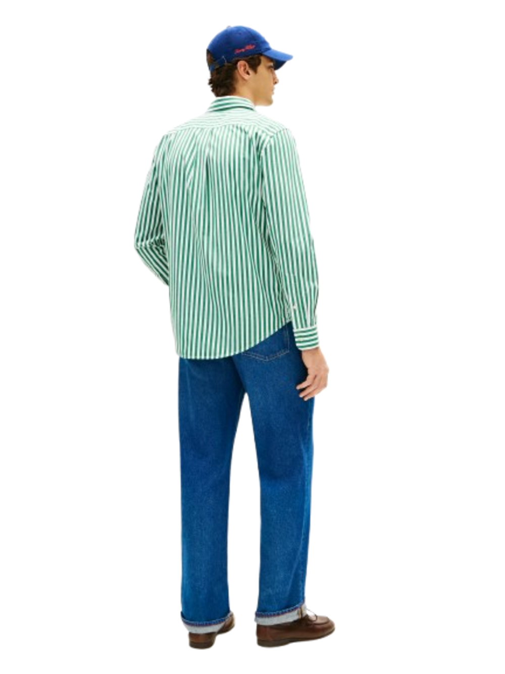 Tommy Hilfiger Camicia m/l Uomo Mod. MWOMW42440 POP-RIG 0CD Verde