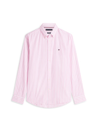 Tommy Hilfiger Camicia m/l Uomo Mod. MWOMW42440 POP-RIG 0D1 Rosa