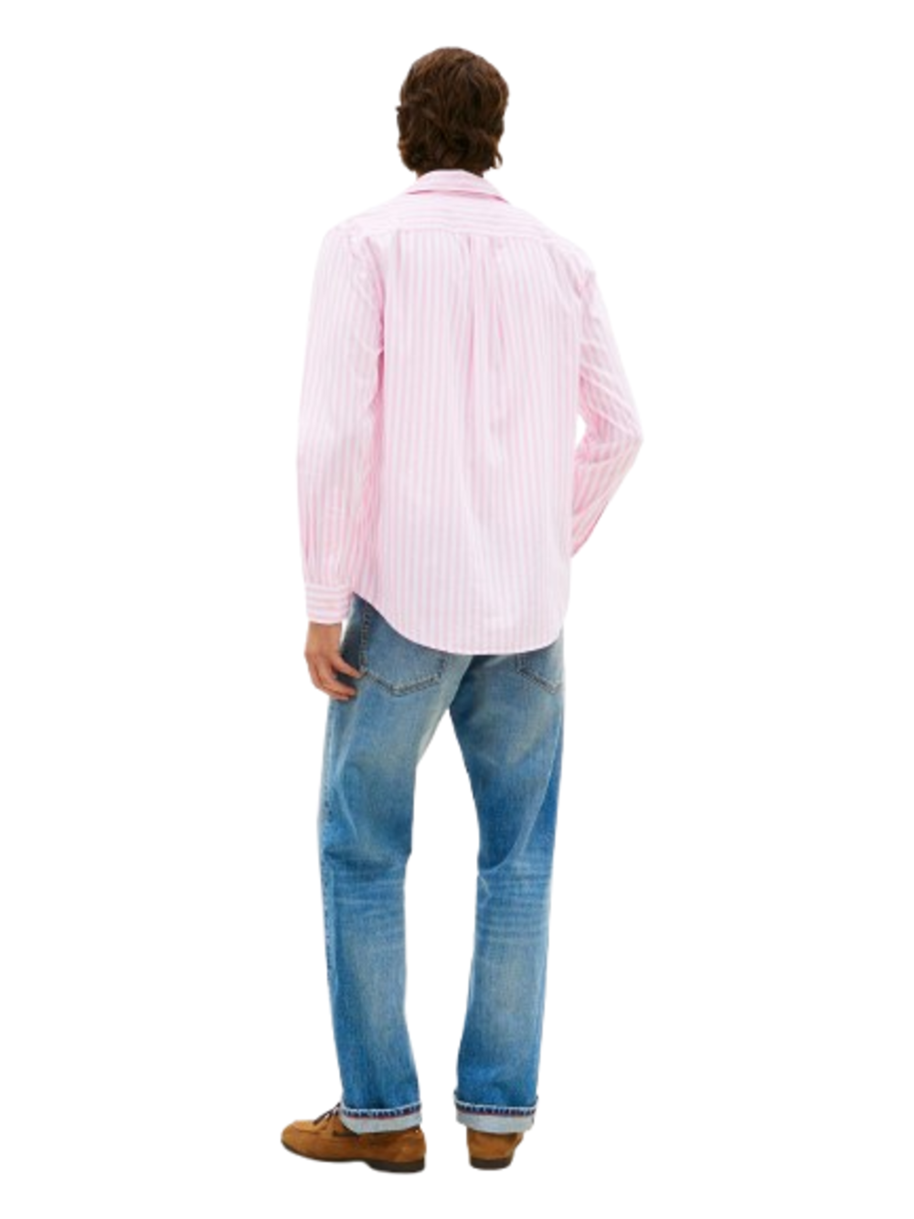 Tommy Hilfiger Camicia m/l Uomo Mod. MWOMW42440 POP-RIG 0D1 Rosa