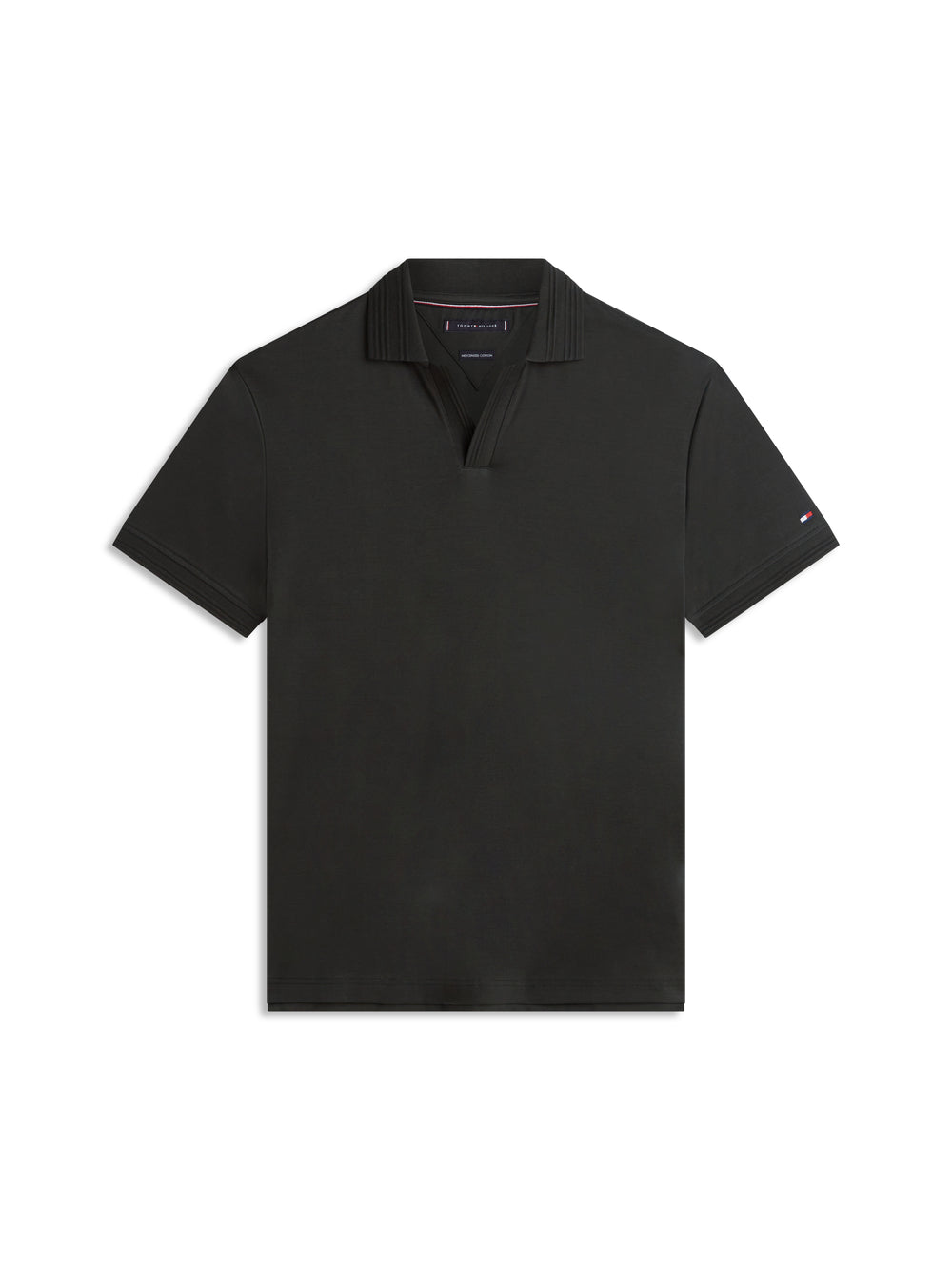 Tommy Hilfiger Polo M/C Uomo Mod. MWOMW42745 DERBY BDS Nero
