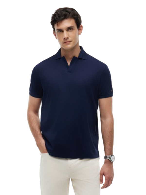 Tommy Hilfiger Polo M/C Uomo Mod. MWOMW42745 DERBY DCC Blu